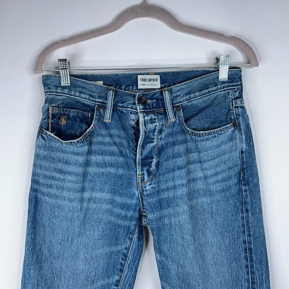 Todd Snyder Slim Fit Denim Jeans 12.05 oz Cotton Selvedge Denim Size 28 Waist - Picture 2 of 12